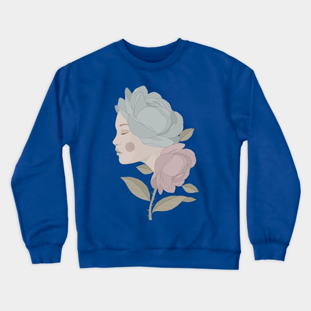 Blooming Crewneck Sweatshirt by maniacodamore